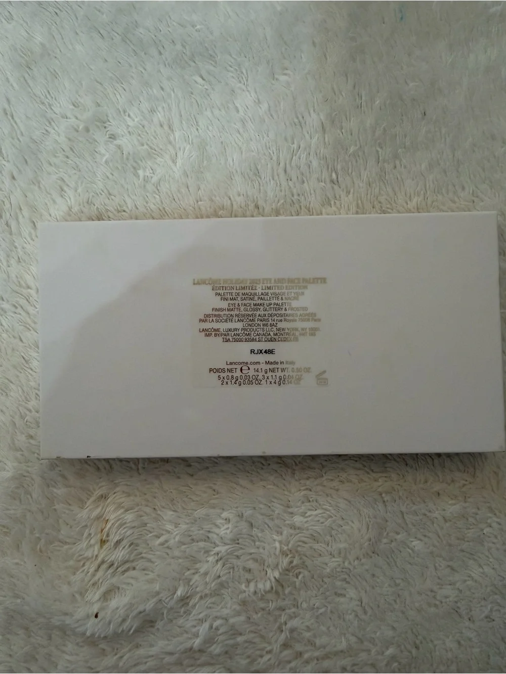 Lancome White and Gold Compact Palette